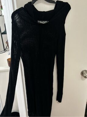 Killstar sweater dress with hood